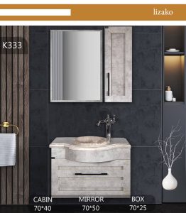 روشویی کابینت دار سنگی