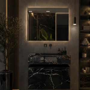روشویی کابینیتی کوچک برای سرویس بهداشتی کوچک